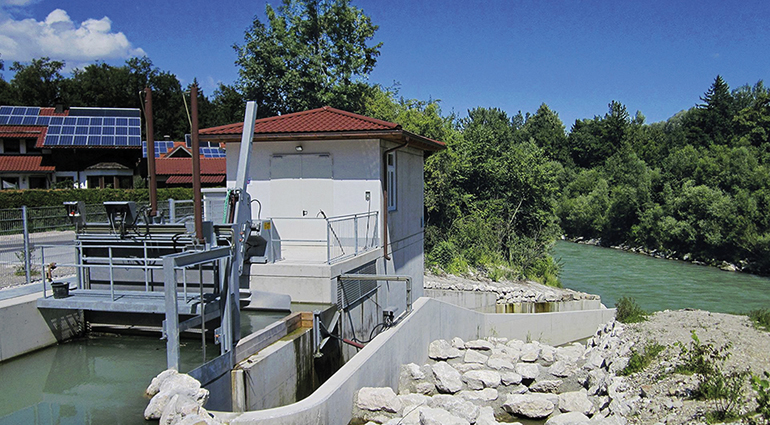 Kleine Wasserkraftanlagen erzeugen CO2-frei Strom und stabilisieren durch ihre Grundlastfähigkeit das Stromnetz. Bild: Vereinigung Wasserkraftwerke in Bayern
