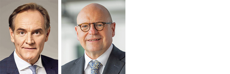 Burkhard Jung, Vizepräsident des Deutschen Städtetags. Bild: Michael Bader; Markus Lewe, Präsident des Deutschen Städtetags. Bild: Paul-Philipp Braun