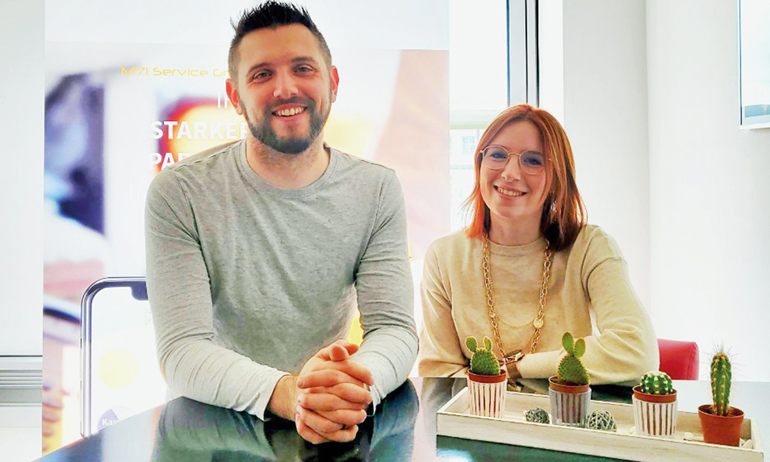 Mathias Neuwert und Veronika Neudeck, M71 Group Wirtschaftsverbund. Bild: M71