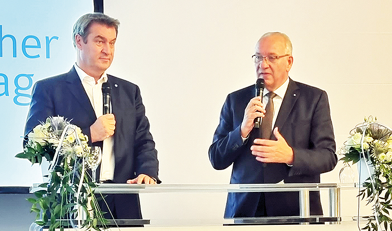 Dr. Markus Söder und Franz Löffler.