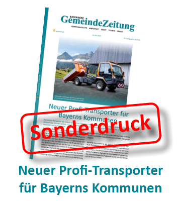 Neuer Profi-Transporter für Bayerns Kommunen