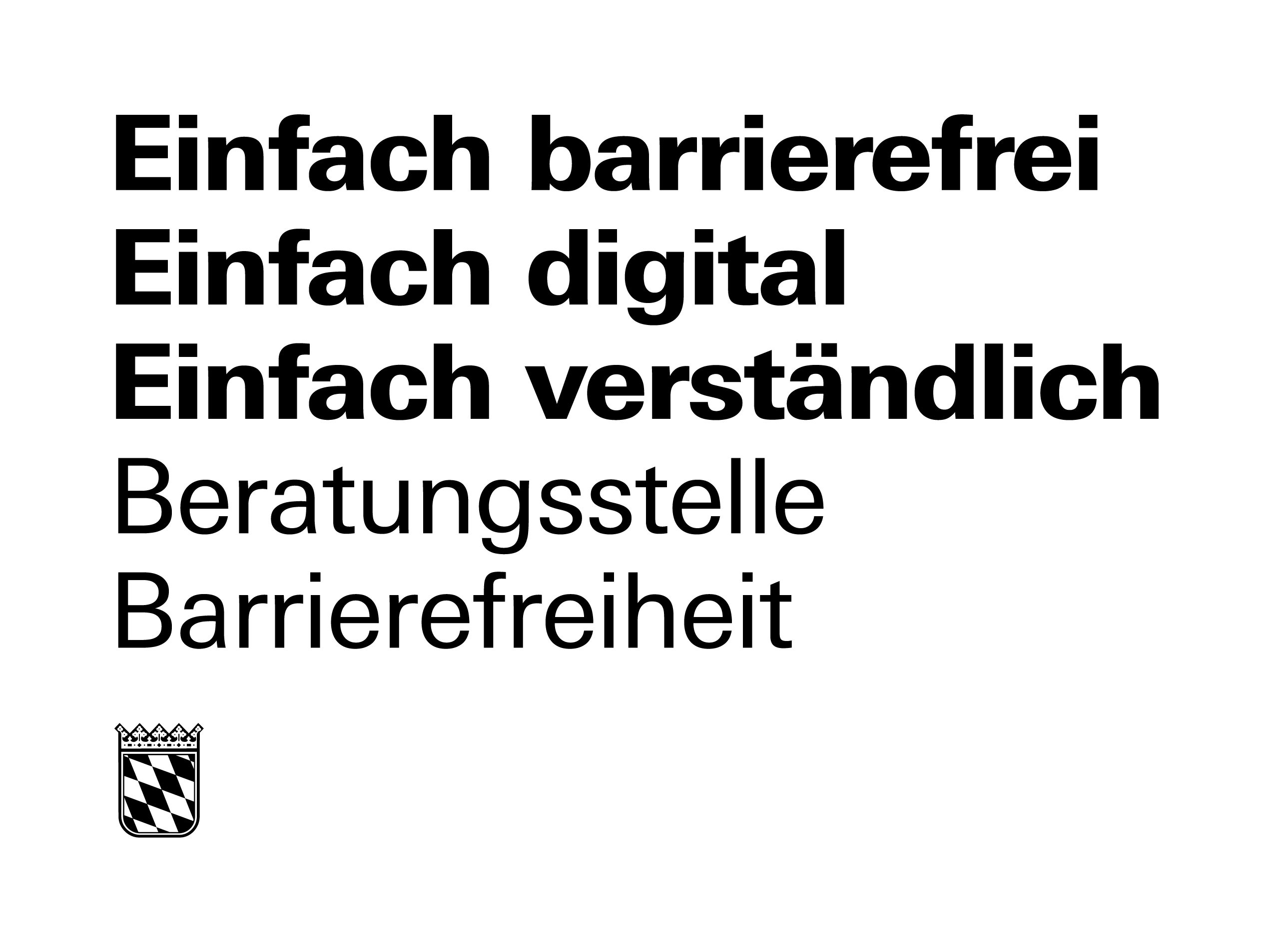 BYAK BeratungsstelleBarrierefreiheit Logo Claim3 black rgb