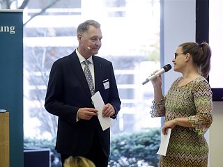 Gastgeber Prof. Dr. Frank Walthes zusammen mit GZ-Chefredakteurin Constanze von Hassel Bilder: JK