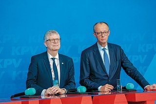 Christian Haase, MdB gemeinsam mit Bundeskanzler Friedrich Merz