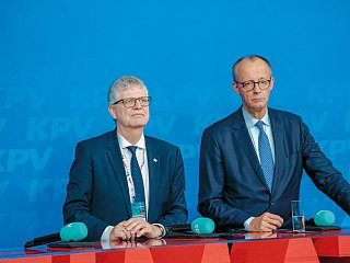 Christian Haase, MdB gemeinsam mit Bundeskanzler Friedrich Merz