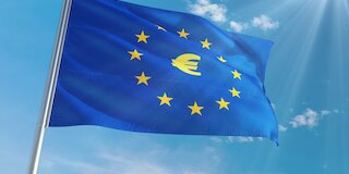 Fahne EU - Euro