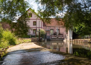 Bild von einer Wasserkraftanlage