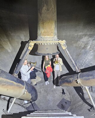Geburtstagsständchen im Faulturm. Bild: MH