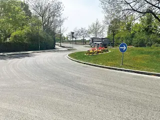 Sanierungszeit des Kreisverkehrs: 30. März bis 13. April 2026. Bild: Panmax