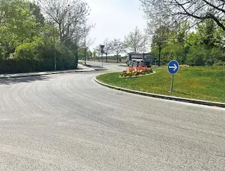 Sanierungszeit des Kreisverkehrs: 30. März bis 13. April 2026. Bild: Panmax
