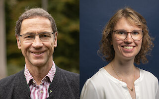 Prof. Dr. Andreas Rothe und Jolanda Webersinn.