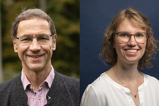 Prof. Dr. Andreas Rothe und Jolanda Webersinn.