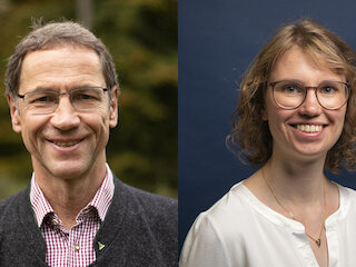 Prof. Dr. Andreas Rothe und Jolanda Webersinn.