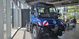 Der ORTEN ET 400 U, ein vollständig elektrifizierter Unimog. Bild: MH