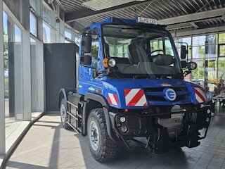 Der ORTEN ET 400 U, ein vollständig elektrifizierter Unimog. Bild: MH