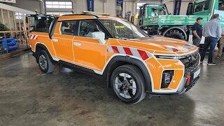Der Musso EV von KGM Europe, ein vollelektrischer Pick-up. Bild: MH