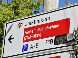 Foto eines Schildes