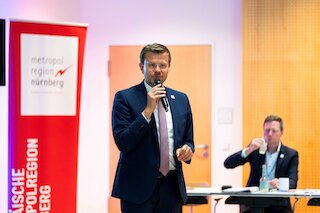 Wechsel an der Spitze der Metropolregion Nürnberg: Der neue Ratsvorsitzende Marcus König (Oberbürgermeister von Nürnberg) will die Metropolregion engagiert in die Zukunft führen. Foto: Katharina Gebauer