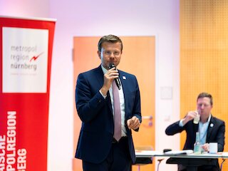 Wechsel an der Spitze der Metropolregion Nürnberg: Der neue Ratsvorsitzende Marcus König (Oberbürgermeister von Nürnberg) will die Metropolregion engagiert in die Zukunft führen. Foto: Katharina Gebauer