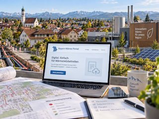 Bayerisches Landesamt für Maß und Gewicht: Bayern Wärme Portal für Wärmenetzbetreiber gestartet